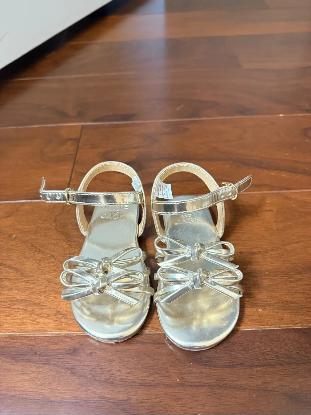 Janie and Jack Metallic Gold Sandals